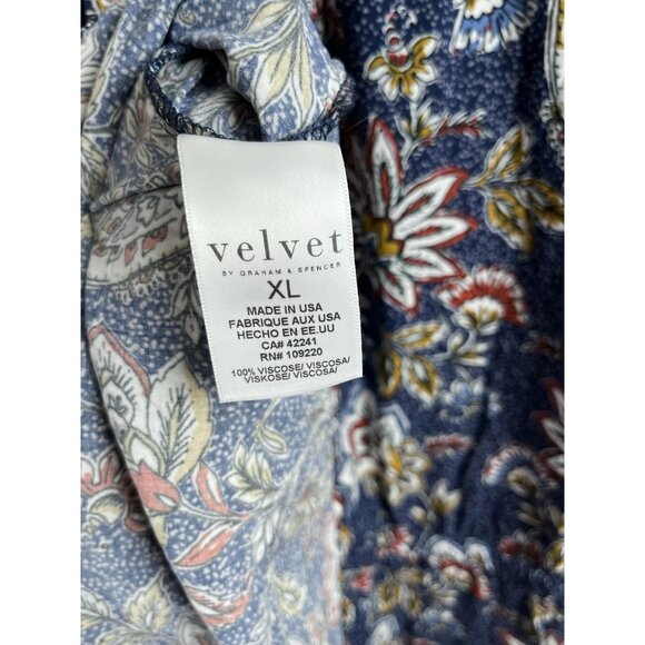 Velvet by Graham and Spencer Paloma Tie Waist Dress Sz XS Made In USA - Picture 7 of 10